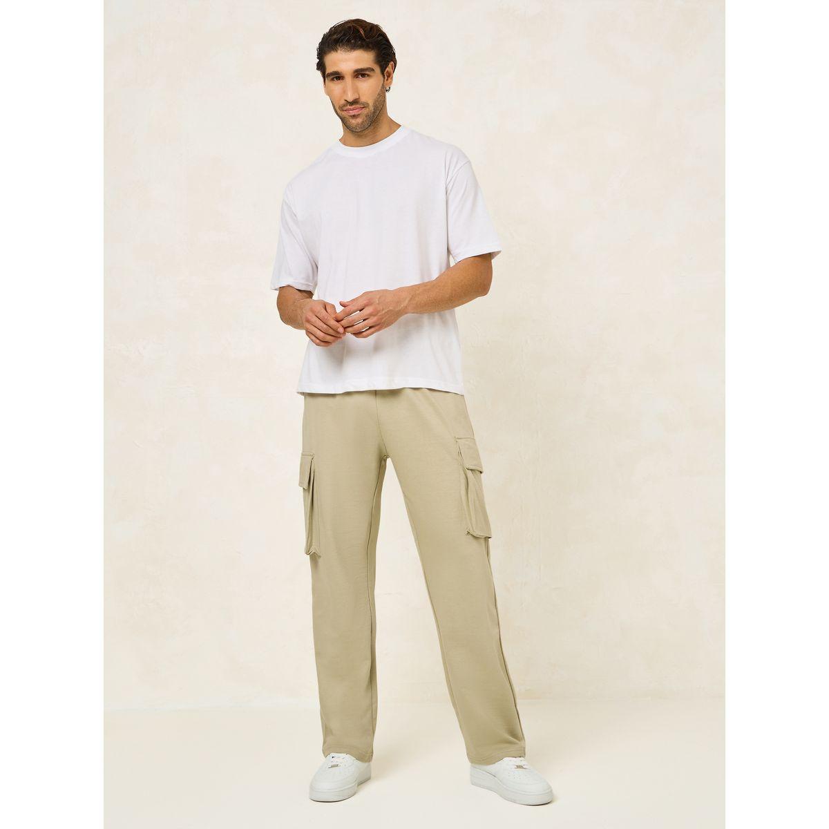 جوغر فضفاض بارجل مستقيمة وجيوب كارجو-men-clothing-bottoms-joggers-image-2
