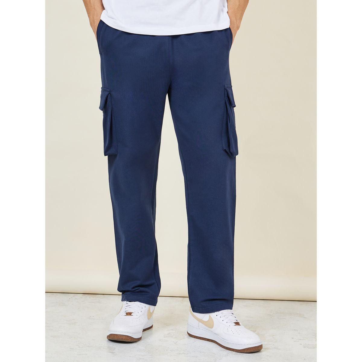 Styli Oversized Straight Leg Cargo Joggers-men-clothing-bottoms-joggers-image-1