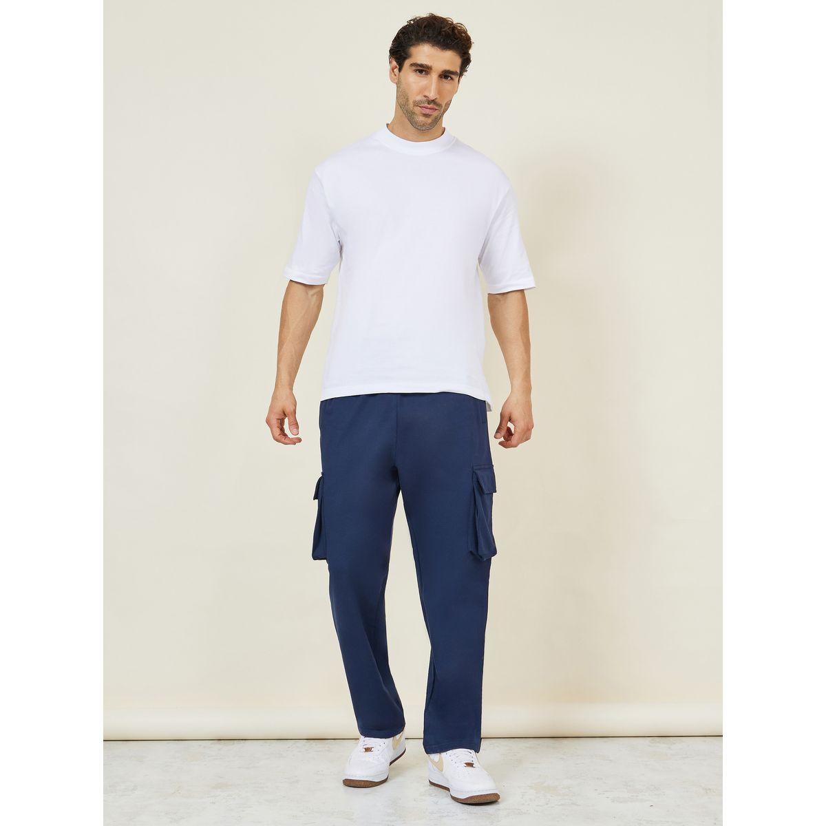 Styli Oversized Straight Leg Cargo Joggers-men-clothing-bottoms-joggers-image-2