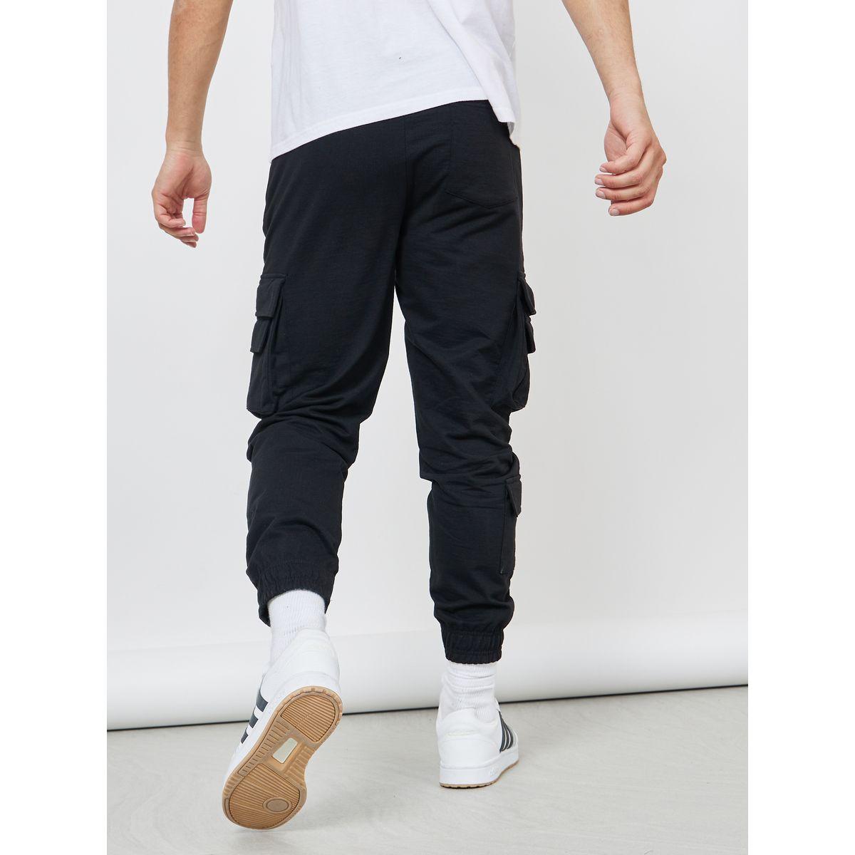 Styli Solid Cargo Jogger with Zipper Pockets-men-clothing-bottoms-joggers-image-5