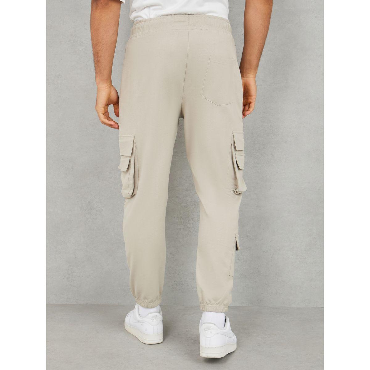 Styli Solid Cargo Jogger with Zipper Pockets-men-clothing-bottoms-joggers-image-4