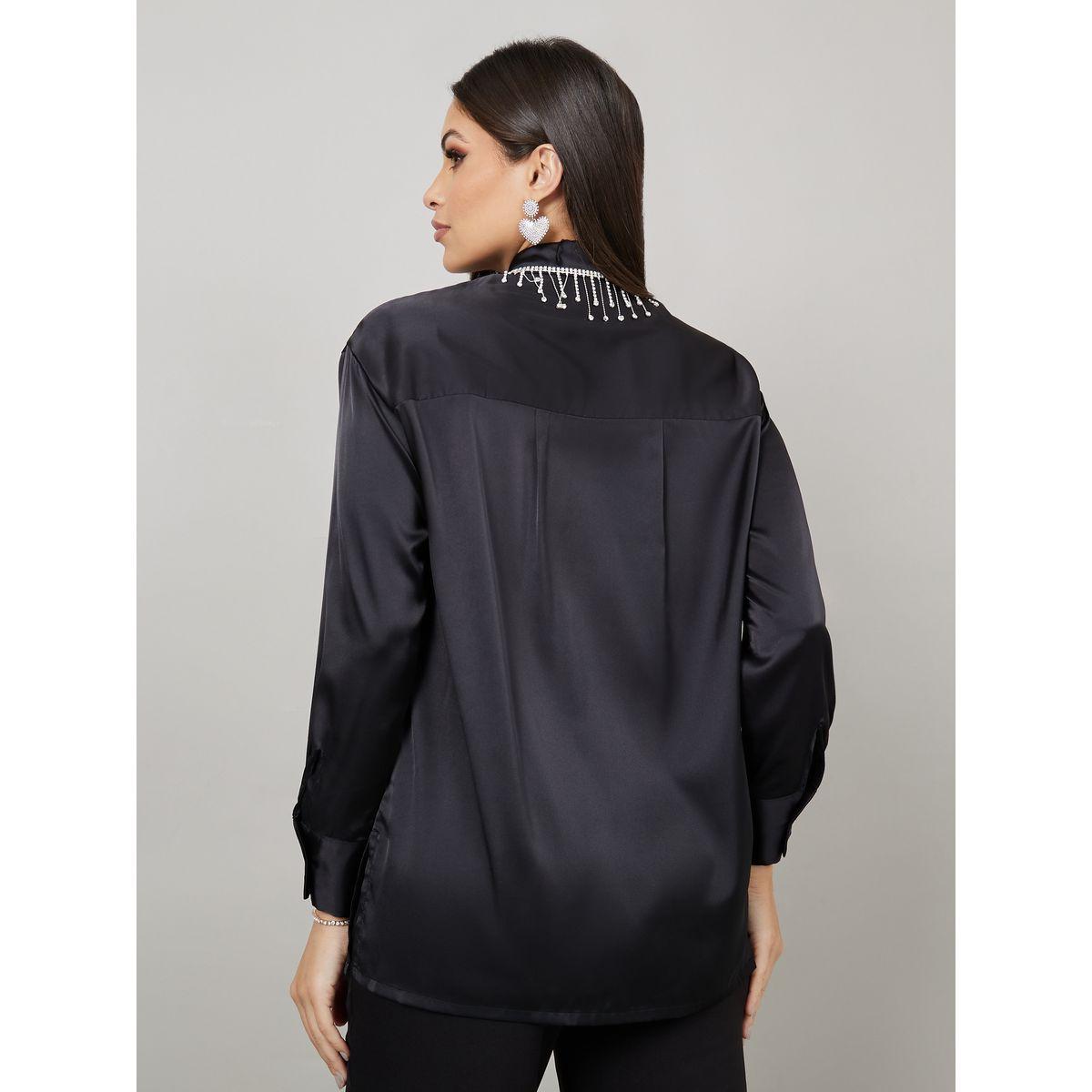 Styli Limited Embellished Collar Longline Shirt-women-clothing-shirtsandblouses-shirts-image-5