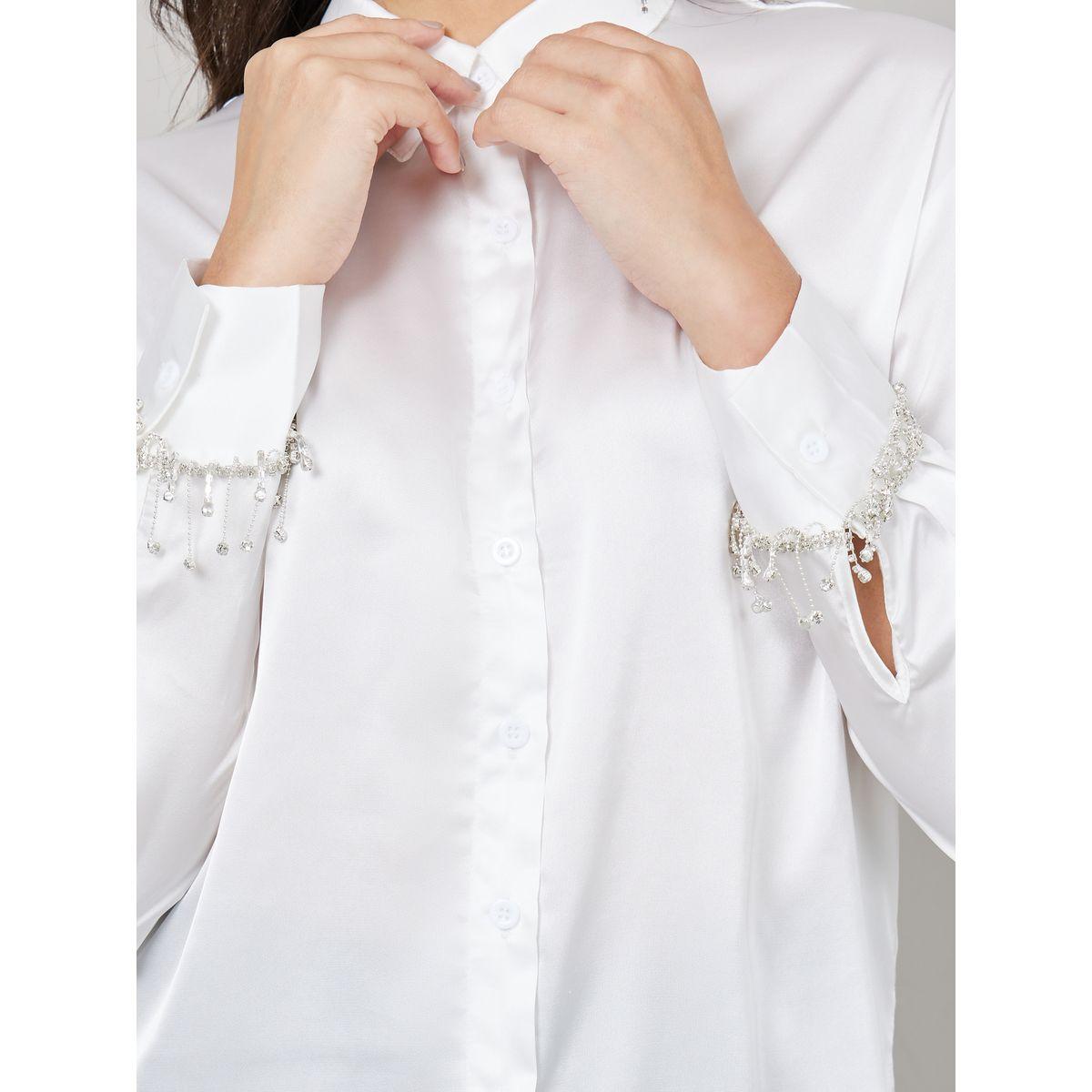 Styli Limited Embellished Cuff Longline Shirt-women-clothing-shirtsandblouses-shirts-image-4