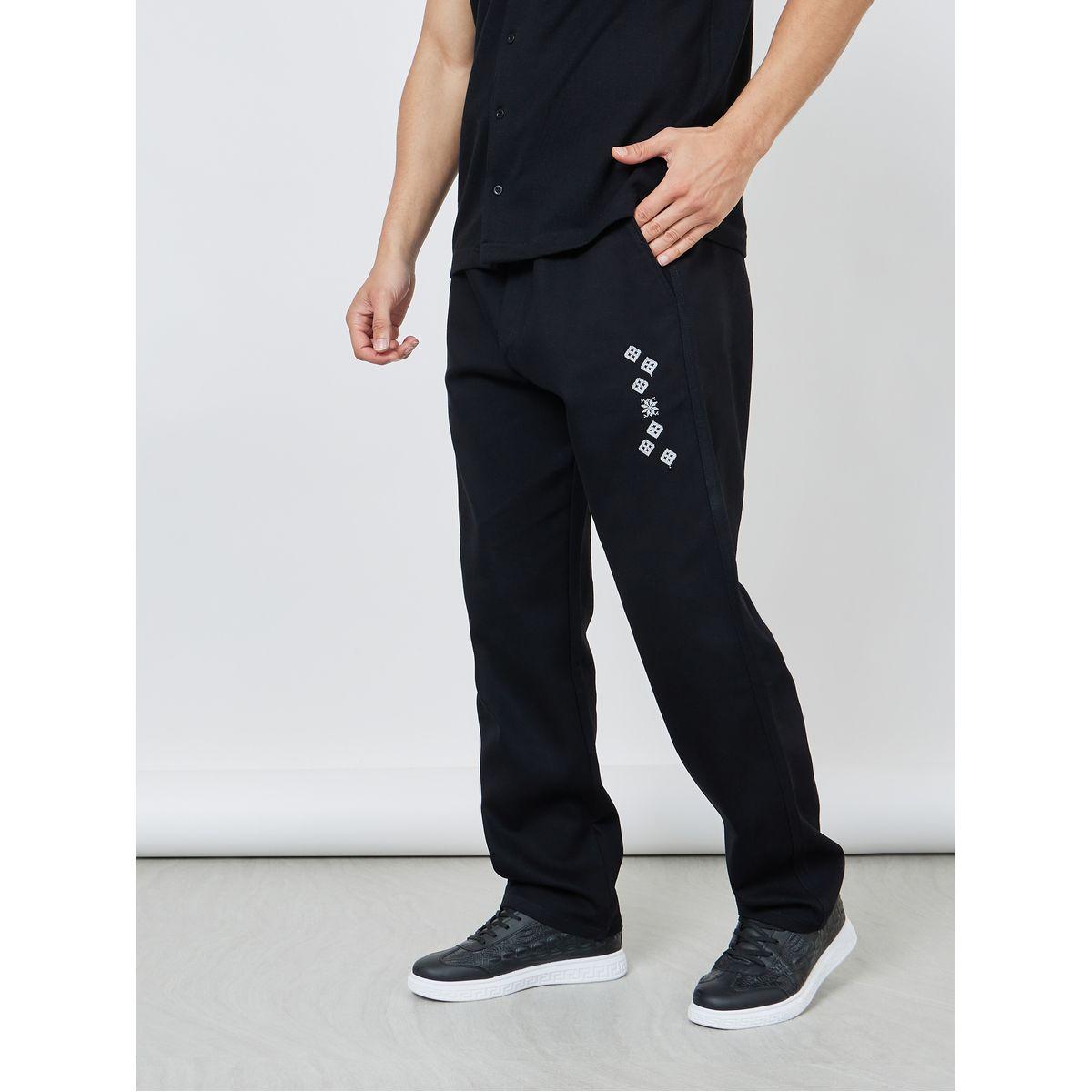 بنطال محبوك بقصة واسعة-men-clothing-bottoms-trousersandchinos-trousers-image-1