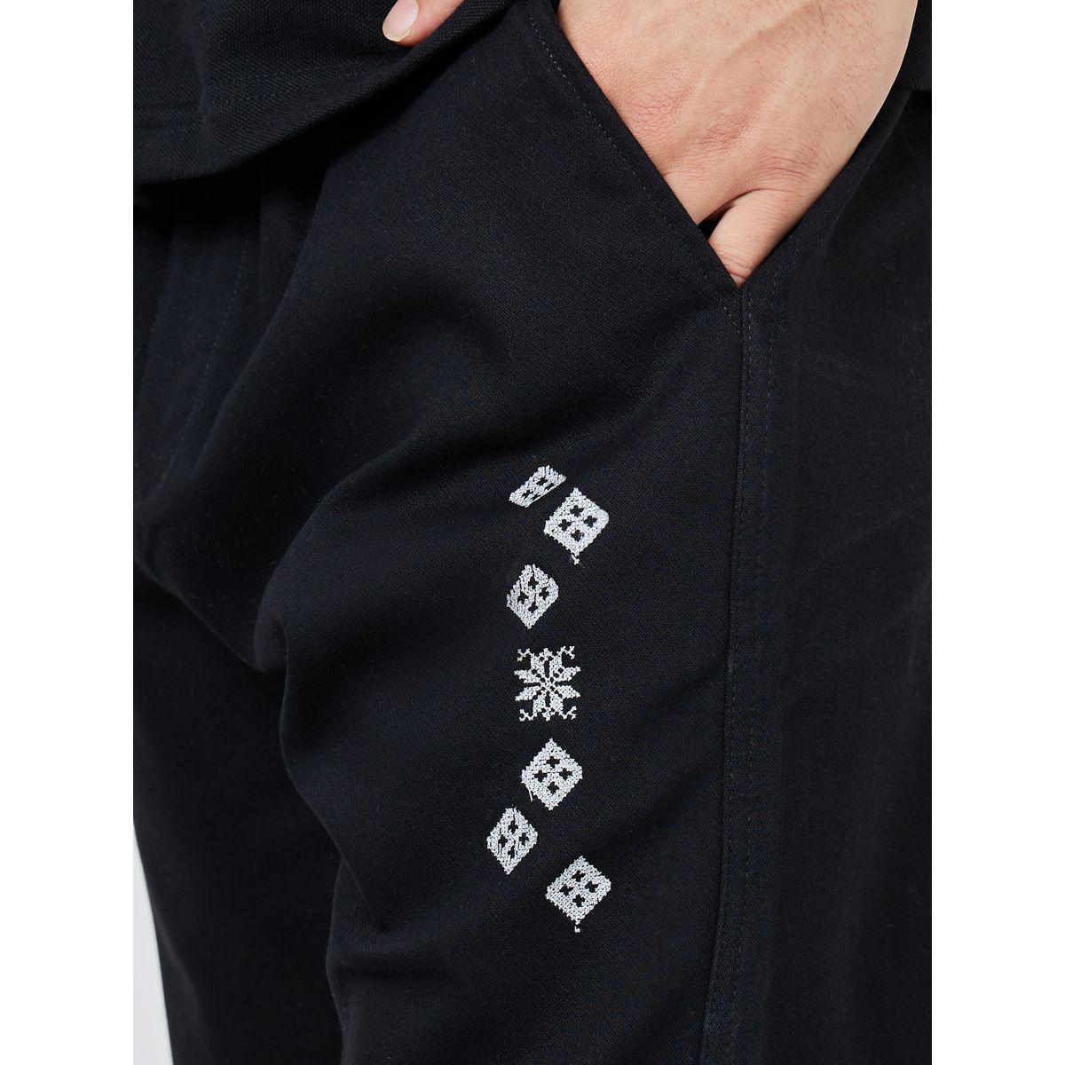 Styli Limited Embroidered Oversized Knit Pants-men-clothing-bottoms-trousersandchinos-trousers-image-3