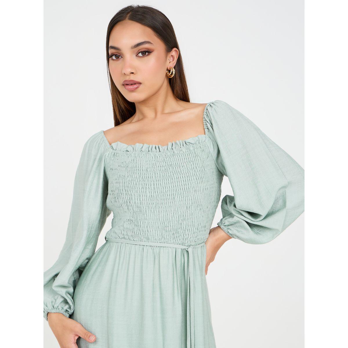فستان ميدي بياقة واسعة-women-clothing-dresses-image-3