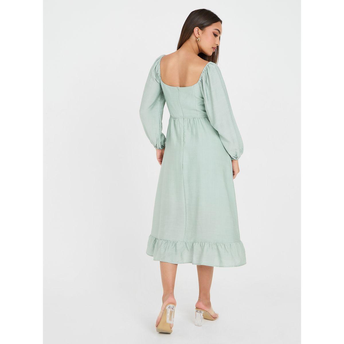 فستان ميدي بياقة واسعة-women-clothing-dresses-image-4