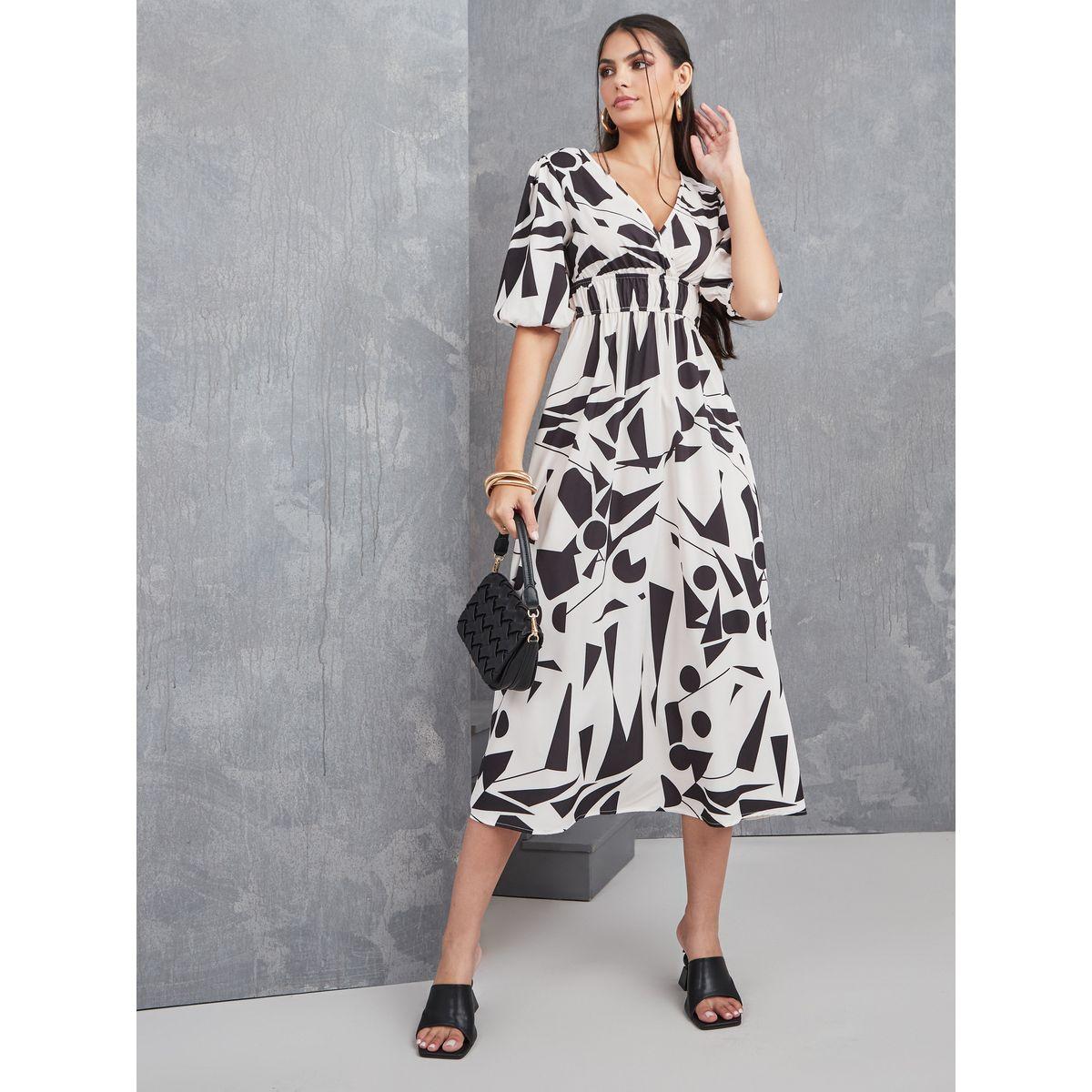 فستان ميدي بطبعة مجردة-women-clothing-dresses-image-2