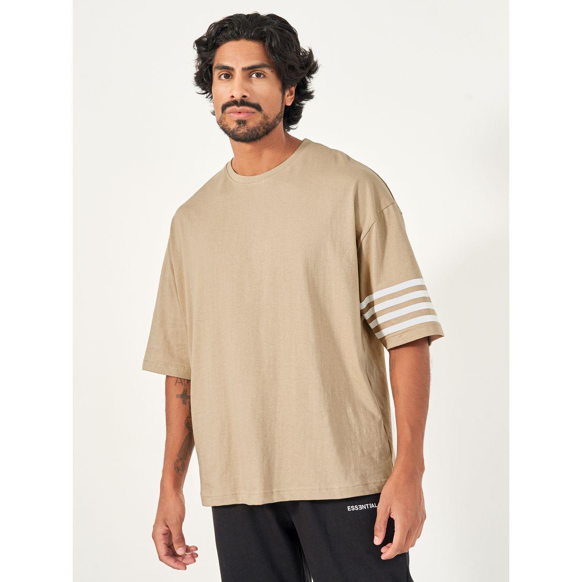Styli Striped Sleeve Boxy Fit Compact Jersey T-Shirt-men-clothing-tshirtsandpolos-tshirts-image-1
