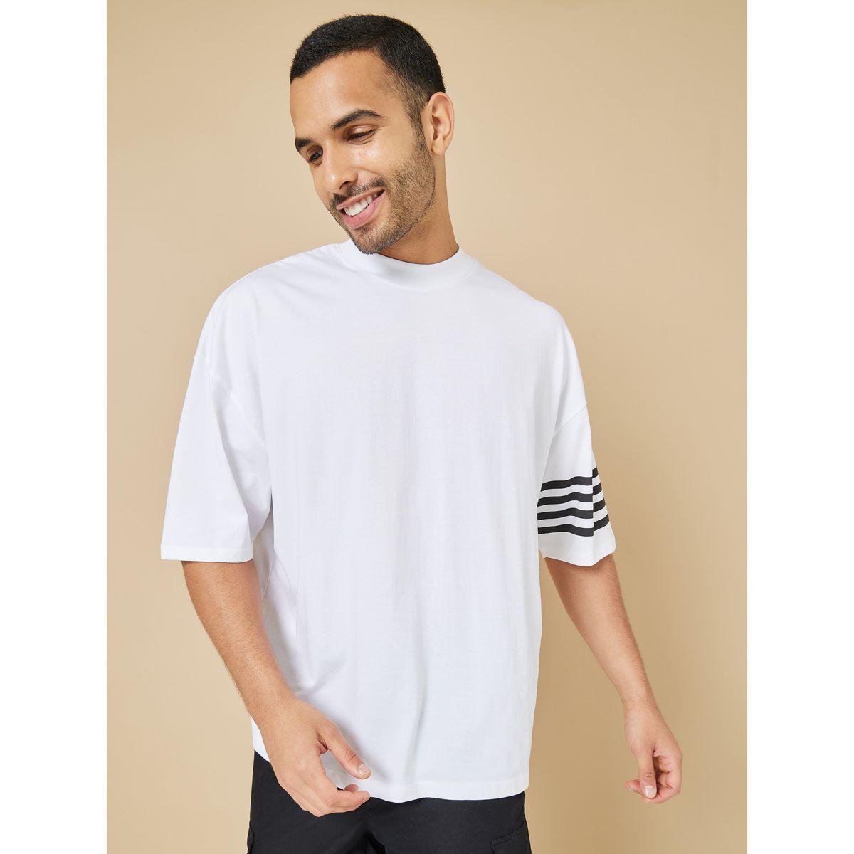 Styli Striped Sleeve Boxy Fit Compact Jersey T-Shirt-men-clothing-tshirtsandpolos-tshirts-image-3