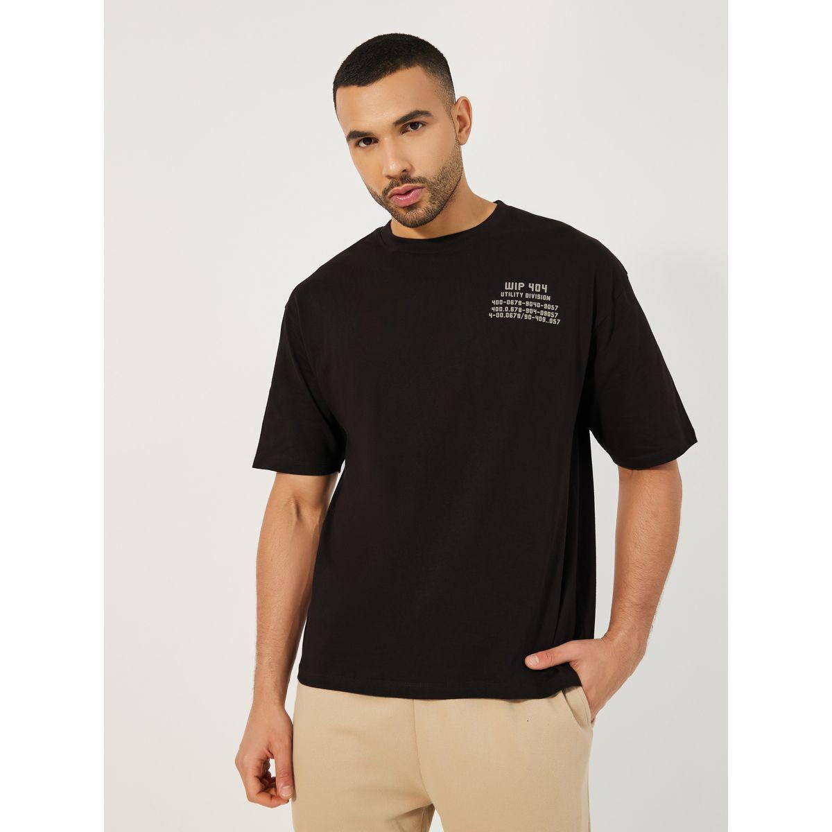 Styli Slogan Print Oversized Jersey T-Shirt-men-clothing-tshirtsandpolos-tshirts-image-1