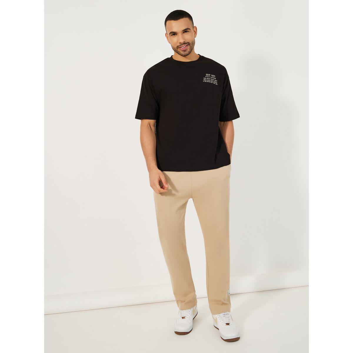 Styli Slogan Print Oversized Jersey T-Shirt-men-clothing-tshirtsandpolos-tshirts-image-2