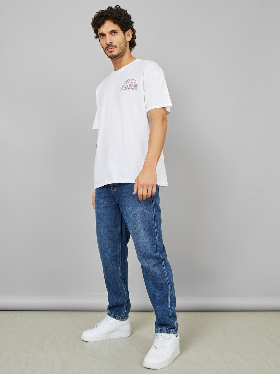 Styli Slogan Print Oversized Jersey T-Shirt-men-clothing-tshirtsandpolos-tshirts-image-2