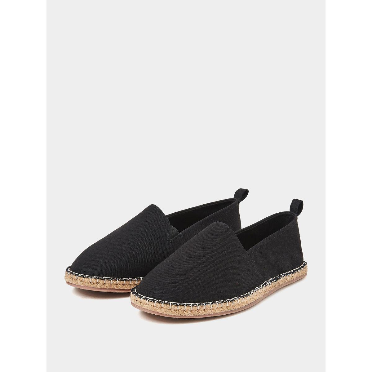 Styli Canvas Espadrille with Contrast Jute Sole-men-shoes-loafersandmoccasins-image-2