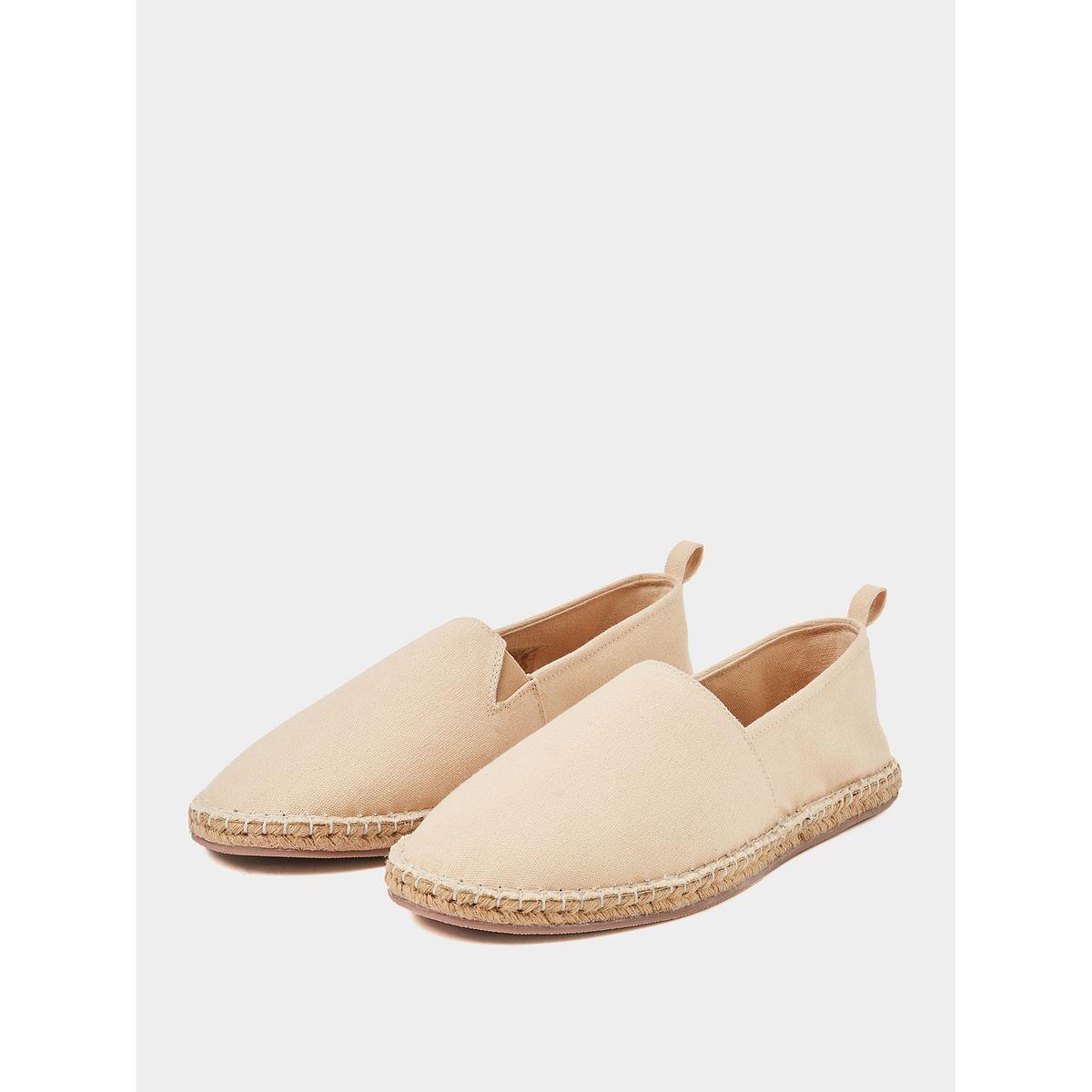 Styli Canvas Espadrille with Contrast Jute Sole-men-shoes-loafersandmoccasins-image-2
