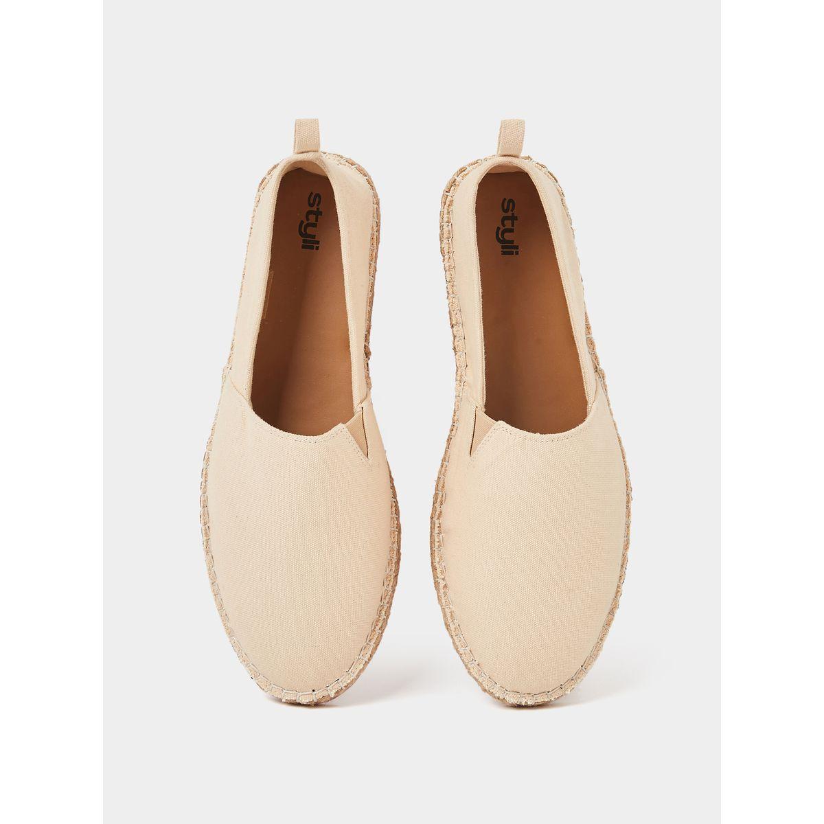 Styli Canvas Espadrille with Contrast Jute Sole-men-shoes-loafersandmoccasins-image-5