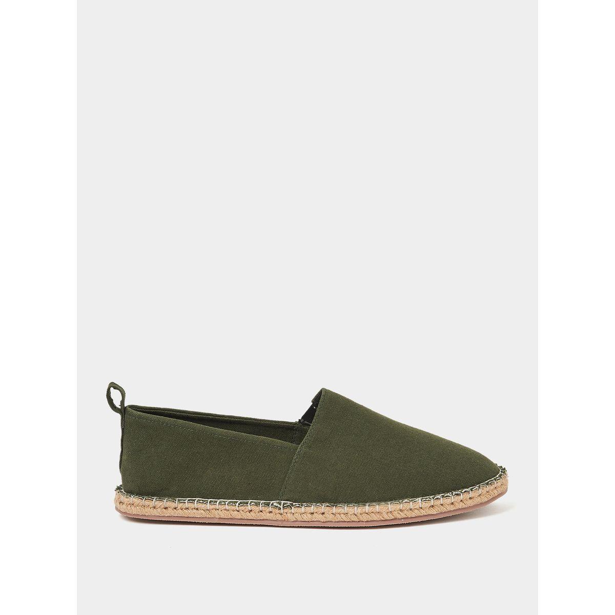 Styli Canvas Espadrille with Contrast Jute Sole-men-shoes-loafersandmoccasins-image-1