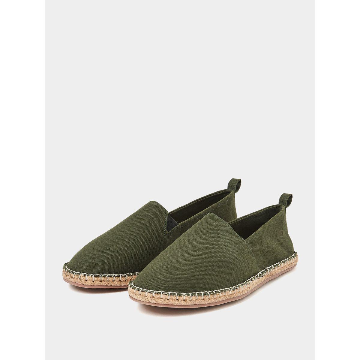 Styli Canvas Espadrille with Contrast Jute Sole-men-shoes-loafersandmoccasins-image-2