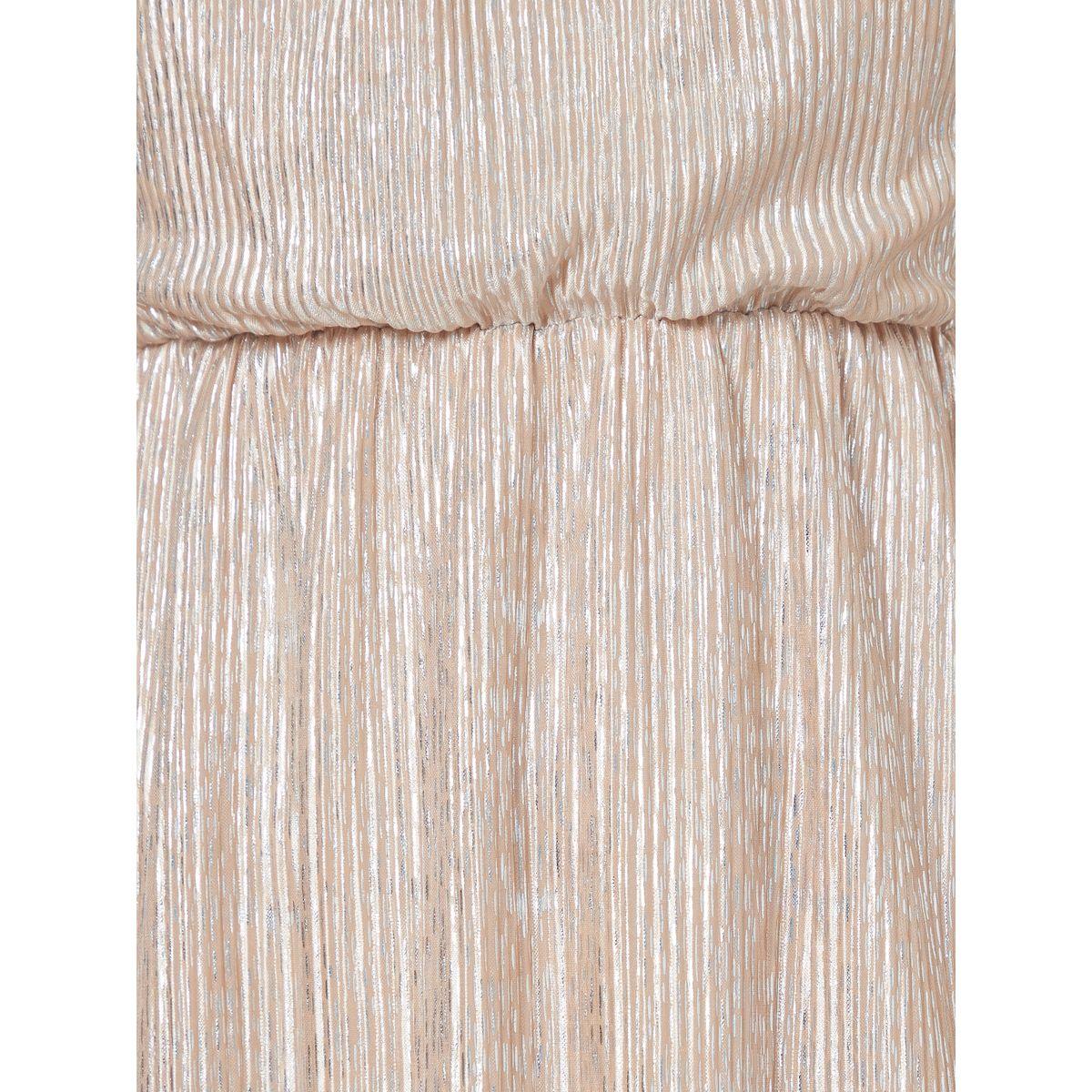 Styli Metallic Plisse A-Line Midi Dress-women-clothing-dresses-image-3