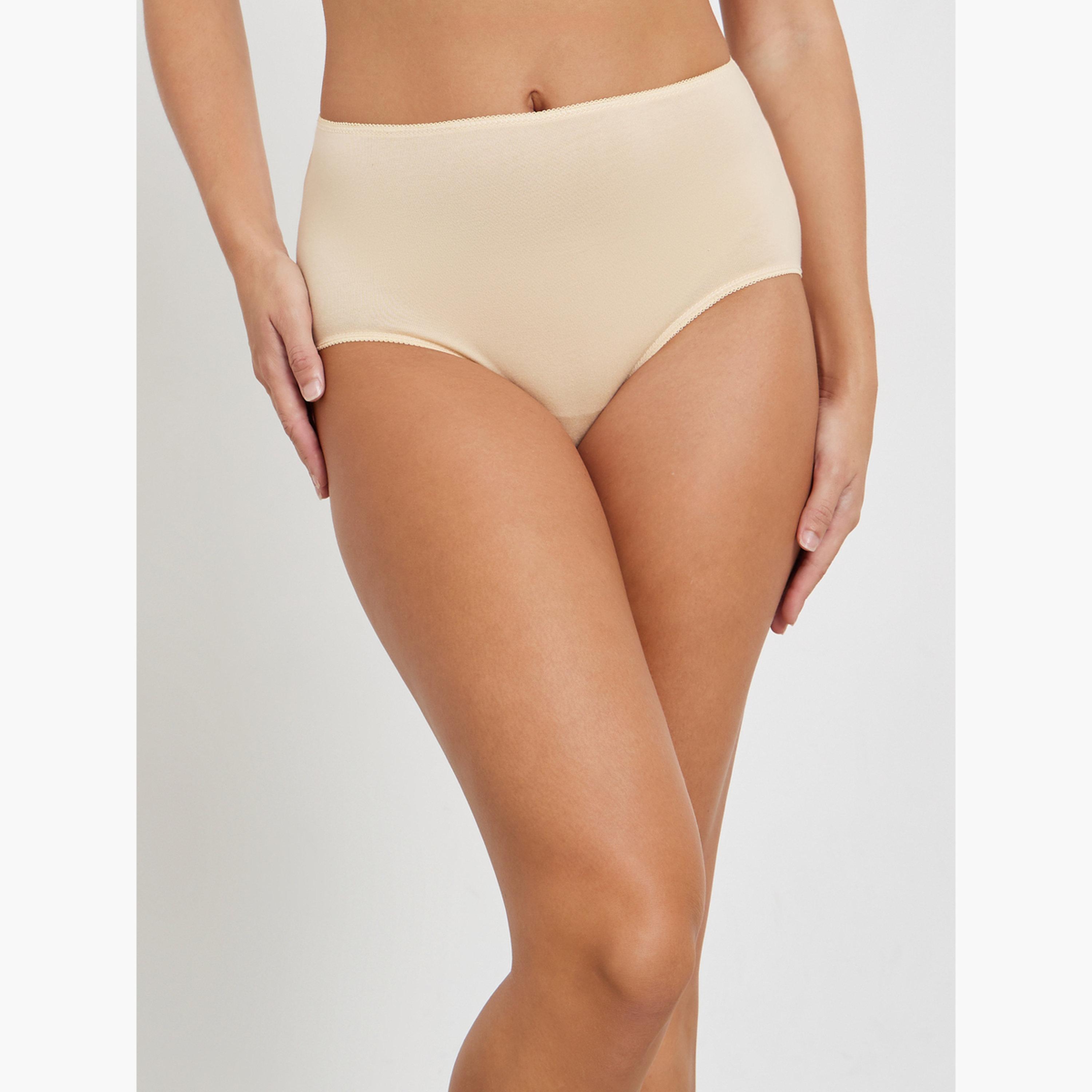 Styli Women  Pack of 5 - Cotton Solid Full Briefs-women-clothing-lingerie-panties-image-6
