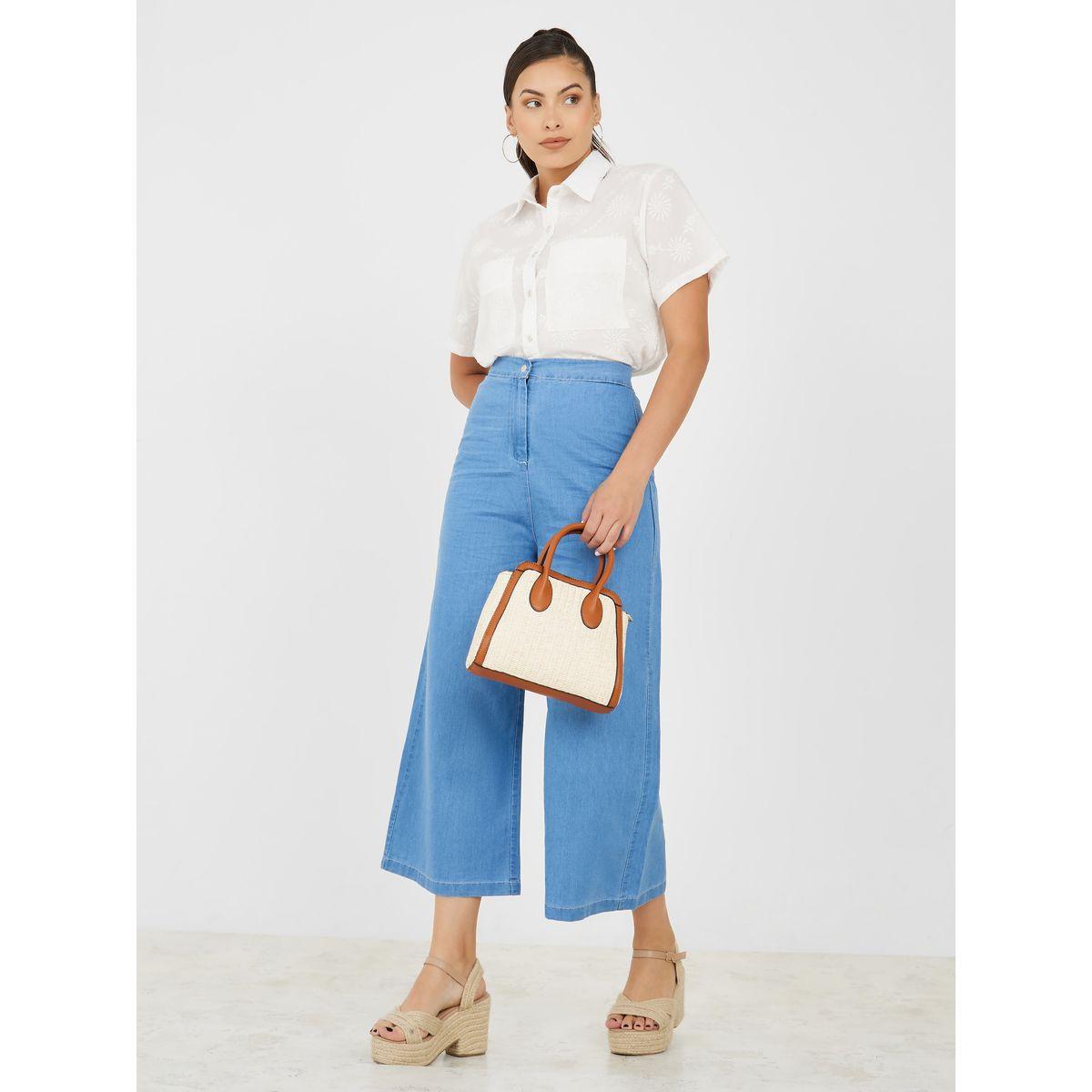 Styli High Rise Cropped Wide Leg Jeans-women-clothing-bottoms-jeans-image-2