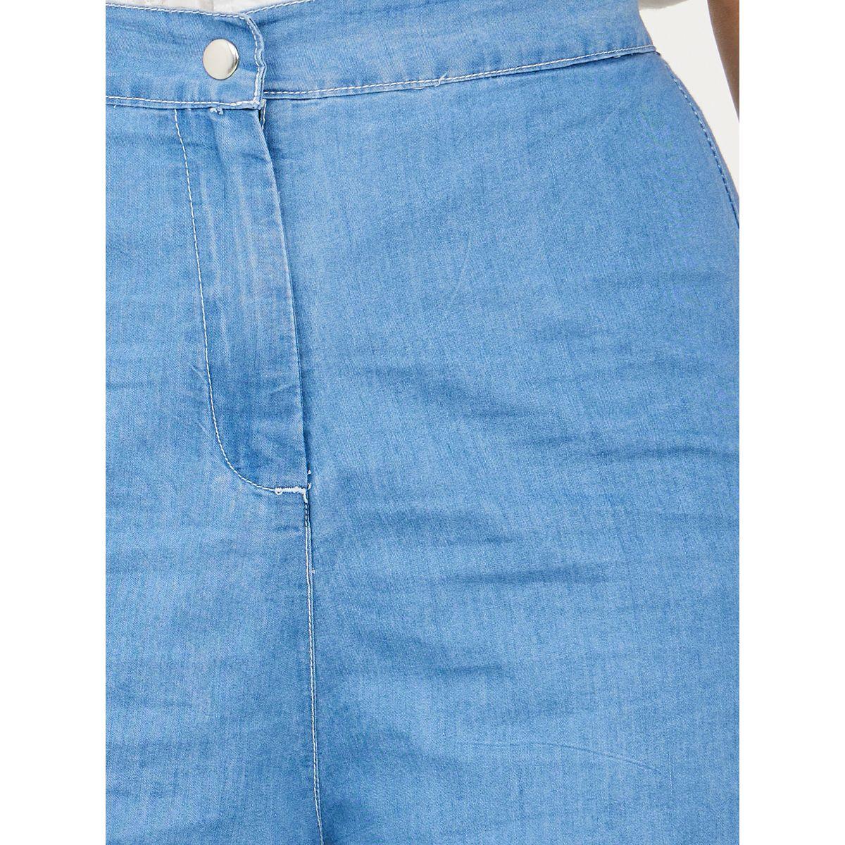 جينز قصير واسع الأرجل بخصر عالي-women-clothing-bottoms-jeans-image-3