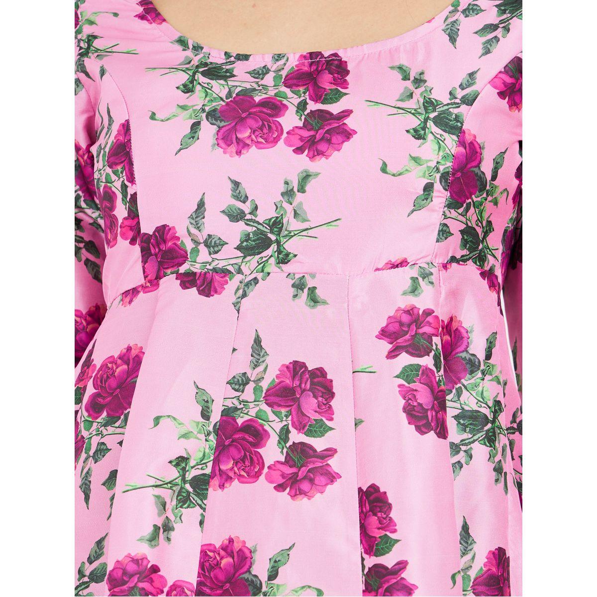 فستان ميدي مطبع بالكامل بزهور-women-clothing-dresses-image-3