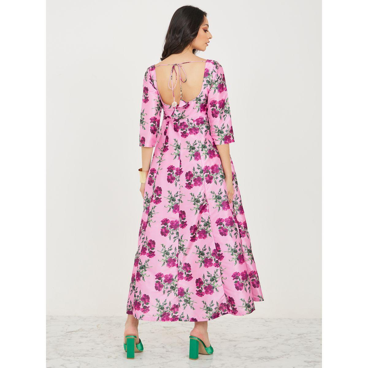فستان ميدي مطبع بالكامل بزهور-women-clothing-dresses-image-4