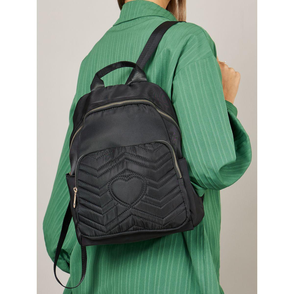 Styli Heart Quilted Backpack-women-bagsandwallets-backpacks-image-3