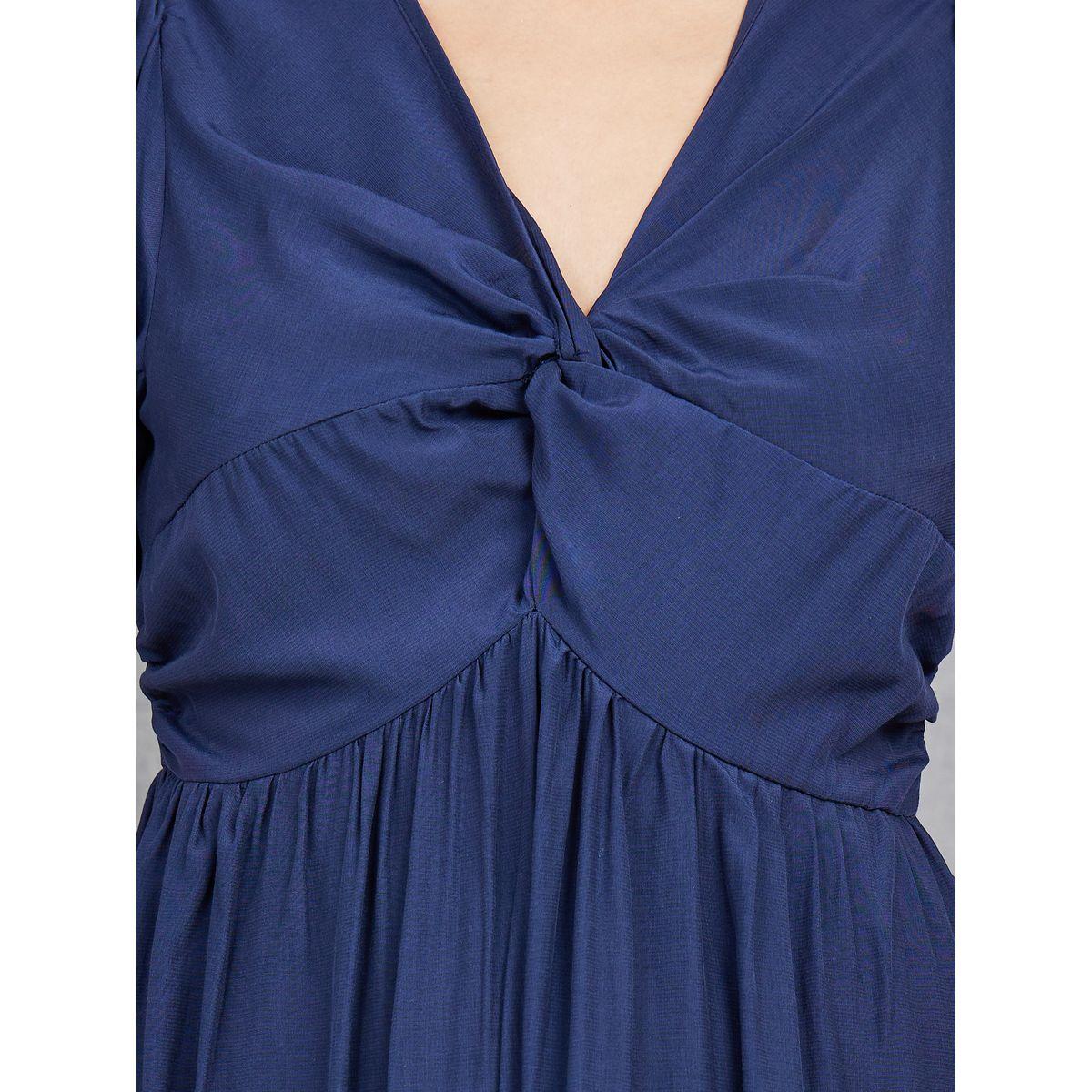 فستان ميدي مزين بعقدة من الأمام-women-clothing-dresses-image-3