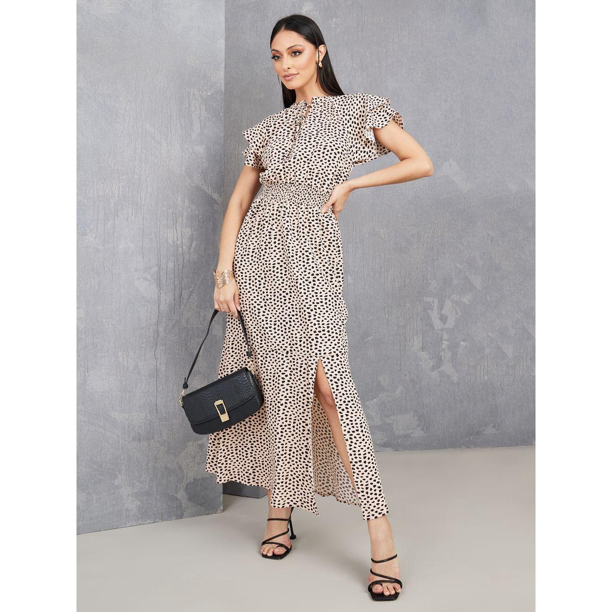 فستان طويل مطبع بطبعة حيوان-women-clothing-dresses-image-1