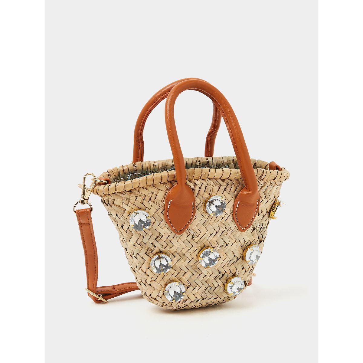 Styli Embellished Bag with Detachable Strap-women-bagsandwallets-handbags-image-1