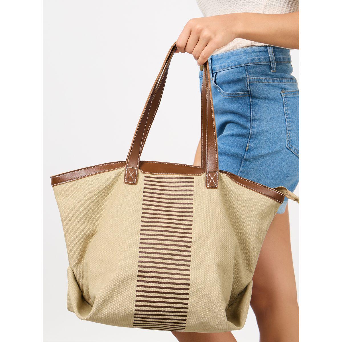 Styli Line Print Tote Bag-women-bagsandwallets-handbags-image-3