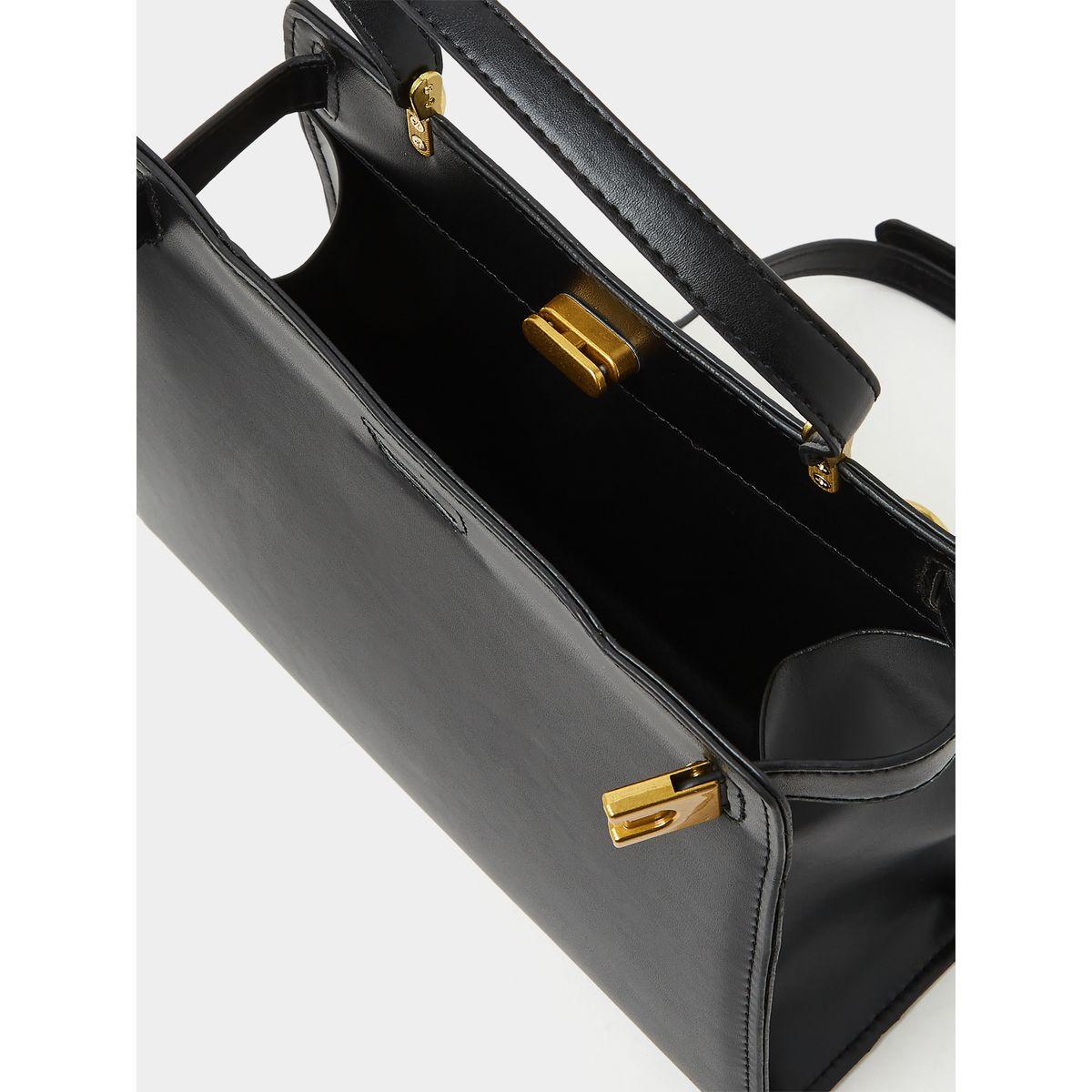 Styli Twist Lock Satchel Handbag-women-bagsandwallets-handbags-image-4