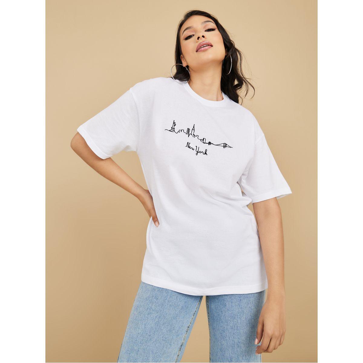 تيشيرت طويل بقصة واسعة-women-clothing-tshirts-image-1