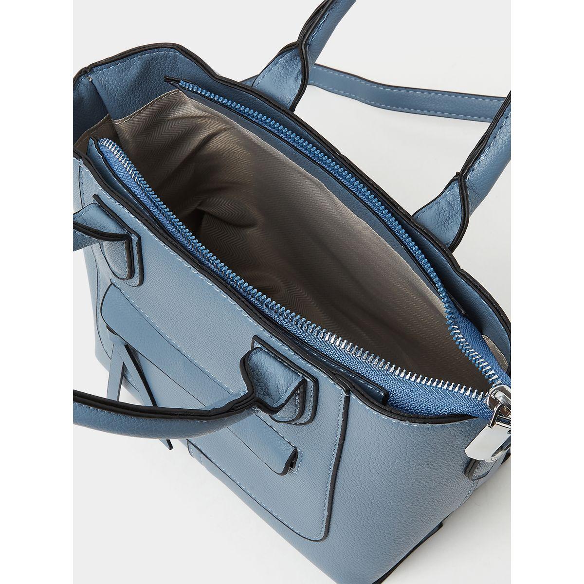 Styli Front Pocket Satchel Bag with Detachable Strap-women-bagsandwallets-handbags-image-4
