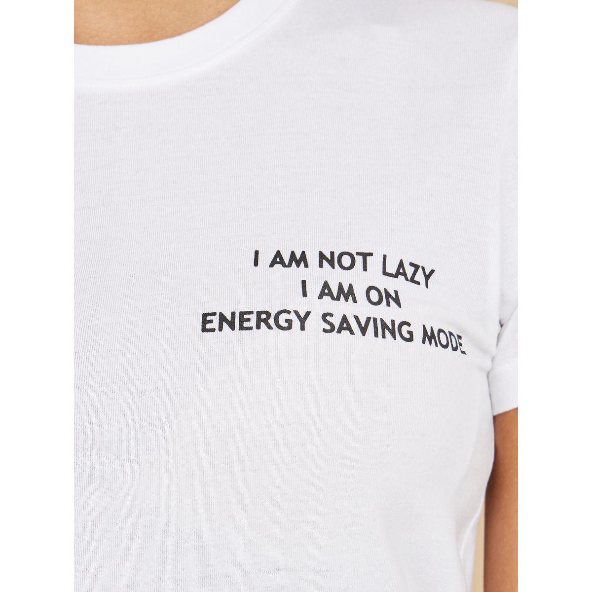 Styli Regular Fit I Am Not Lazy Slogan T-Shirt-women-clothing-tshirts-image-4