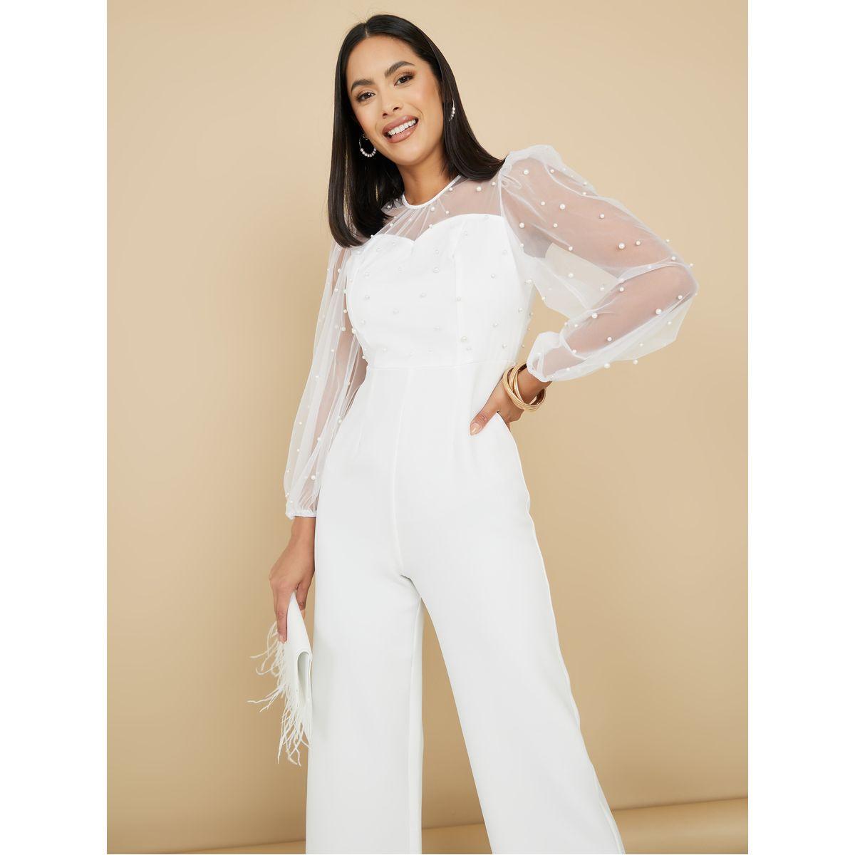 Styli Embellished Organza Sleeves Jumpsuit-women-clothing-jumpsuits-image-2