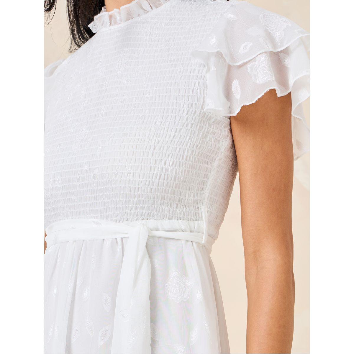 Styli Jacquard High Neck A-Line Maxi Dress-women-clothing-dresses-image-3