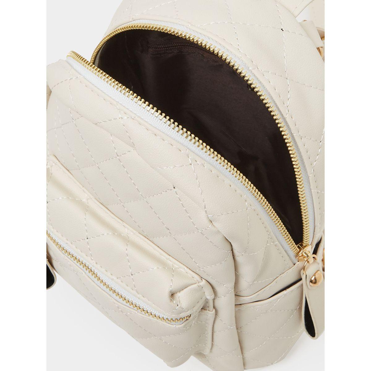 Styli Quilted Front Pocket Backpack-women-bagsandwallets-backpacks-image-2