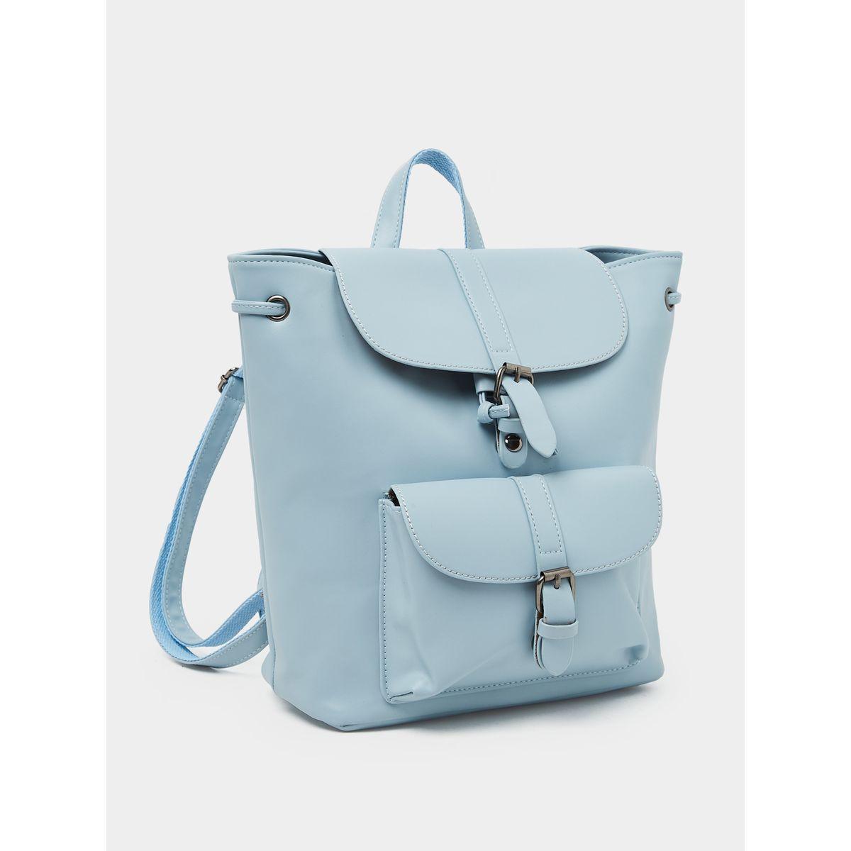 Styli Front Flap Pocket Detail Backpack -women-bagsandwallets-backpacks-image-1