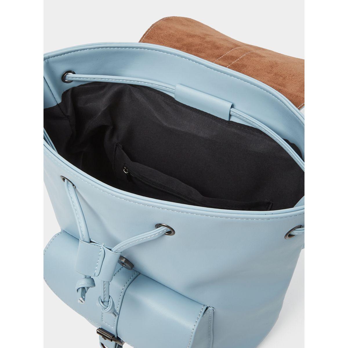Styli Front Flap Pocket Detail Backpack -women-bagsandwallets-backpacks-image-2