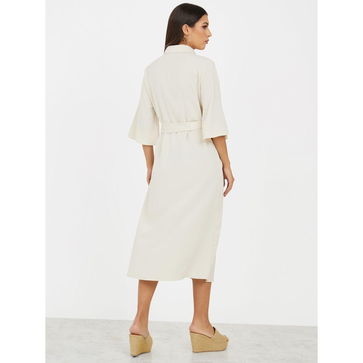 فستان ميدي برباط خصر-women-clothing-dresses-image-4