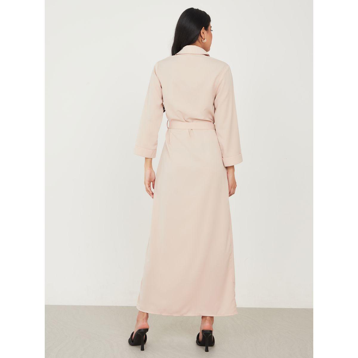 Styli Flap Pocket Detail Shirt Maxi Dress-women-clothing-dresses-image-4