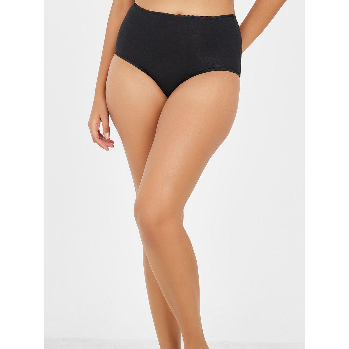 Styli Pack of 2 - Solid Cotton Full Brief-women-clothing-lingerie-panties-image-3