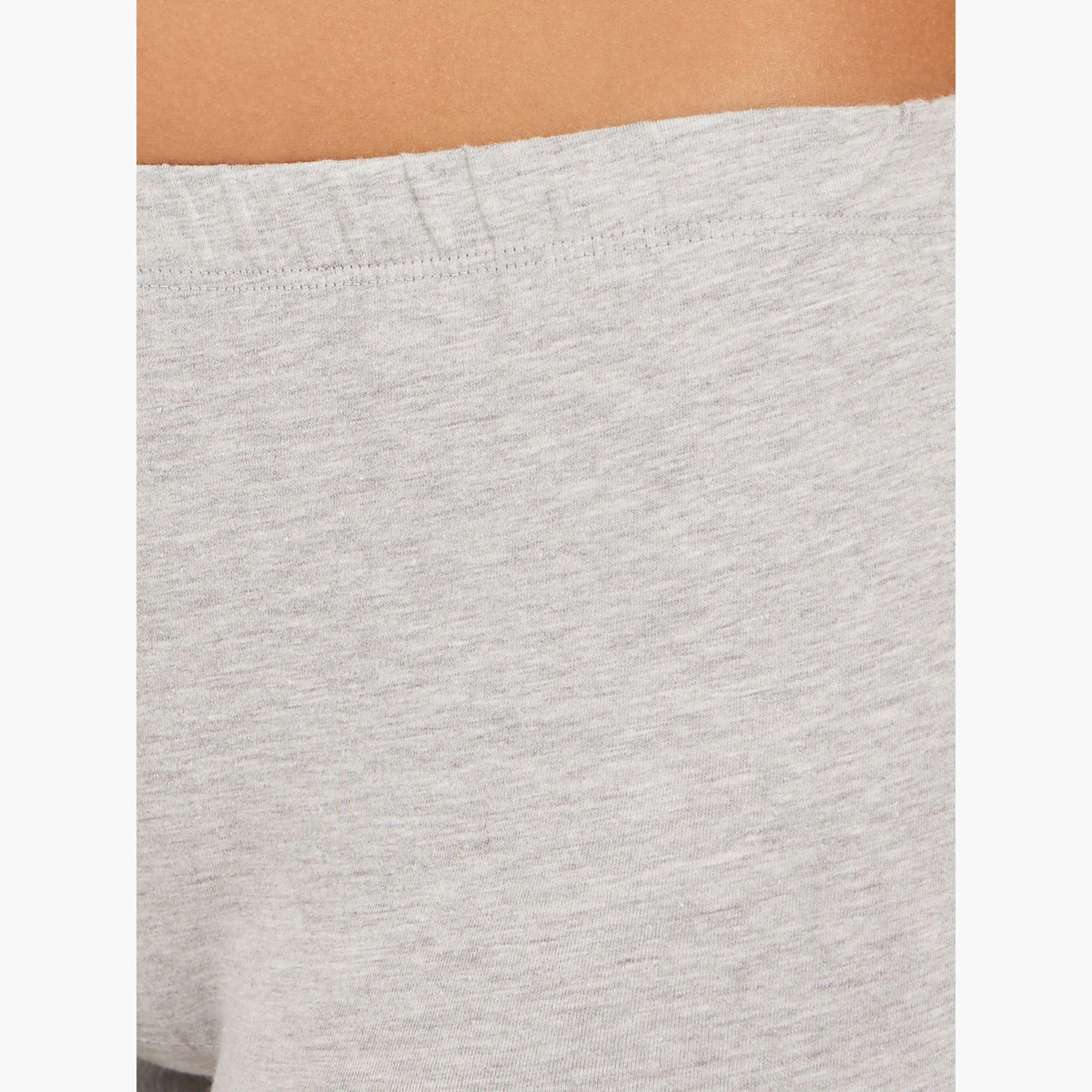 Styli Pack of 4 - Solid Elasticated Waistband Boyshorts-women-clothing-lingerie-panties-image-4