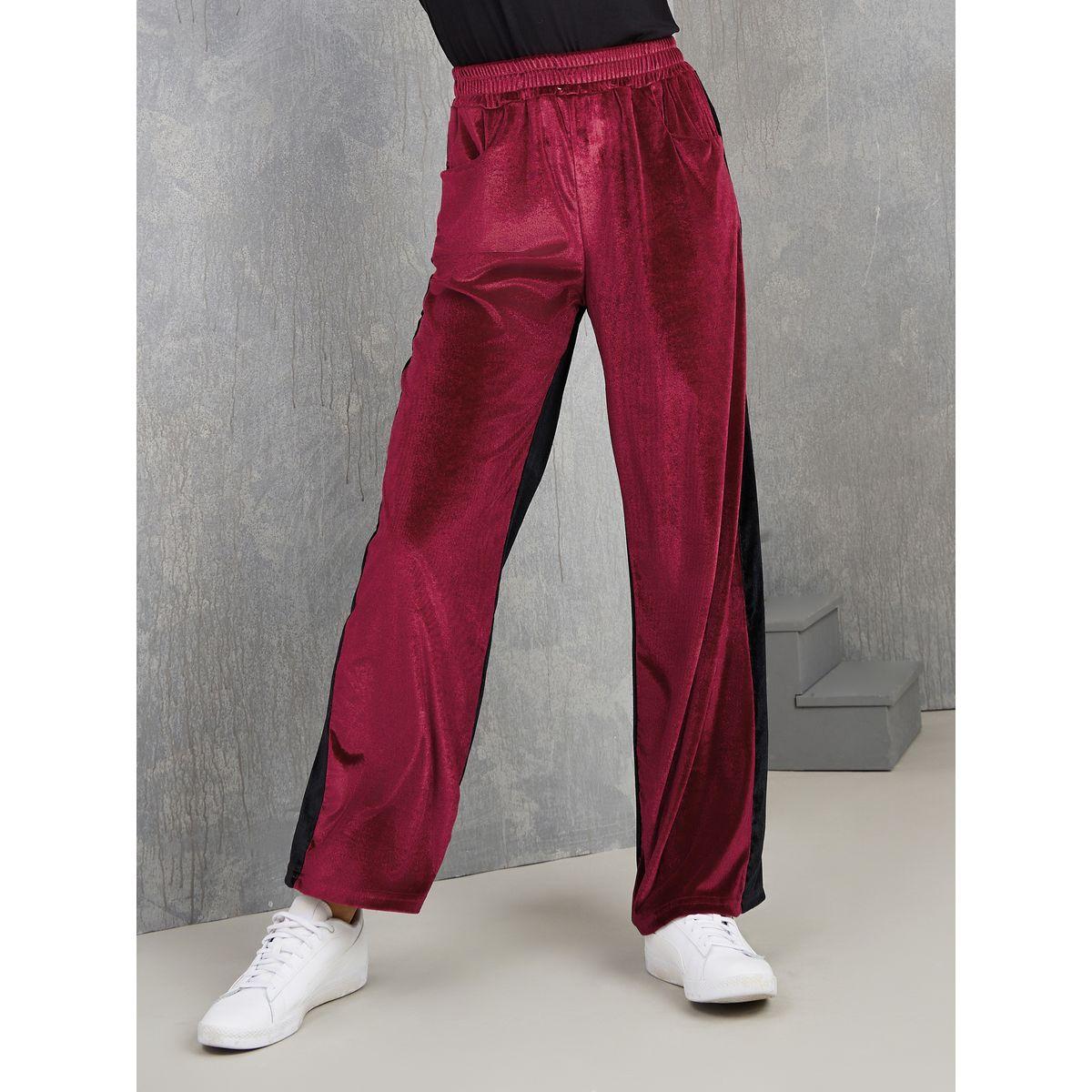 بنطال بنمط كتل الالوان-women-clothing-bottoms-trousers-image-1