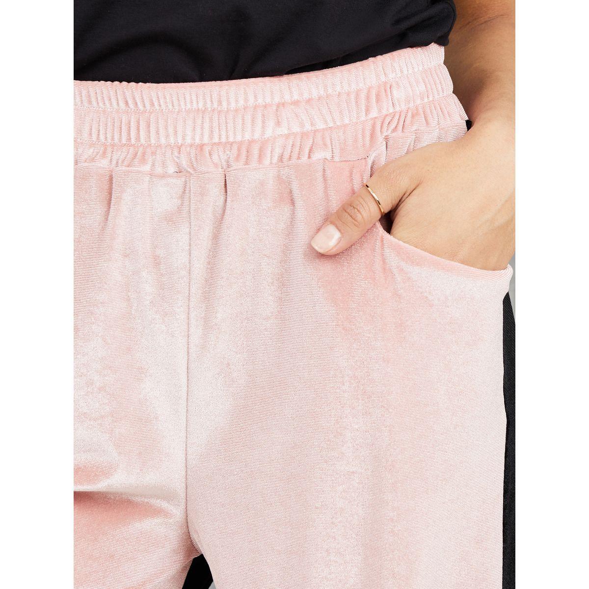 Styli High Rise Velvet Straight Leg Pants-women-clothing-bottoms-trousers-image-3