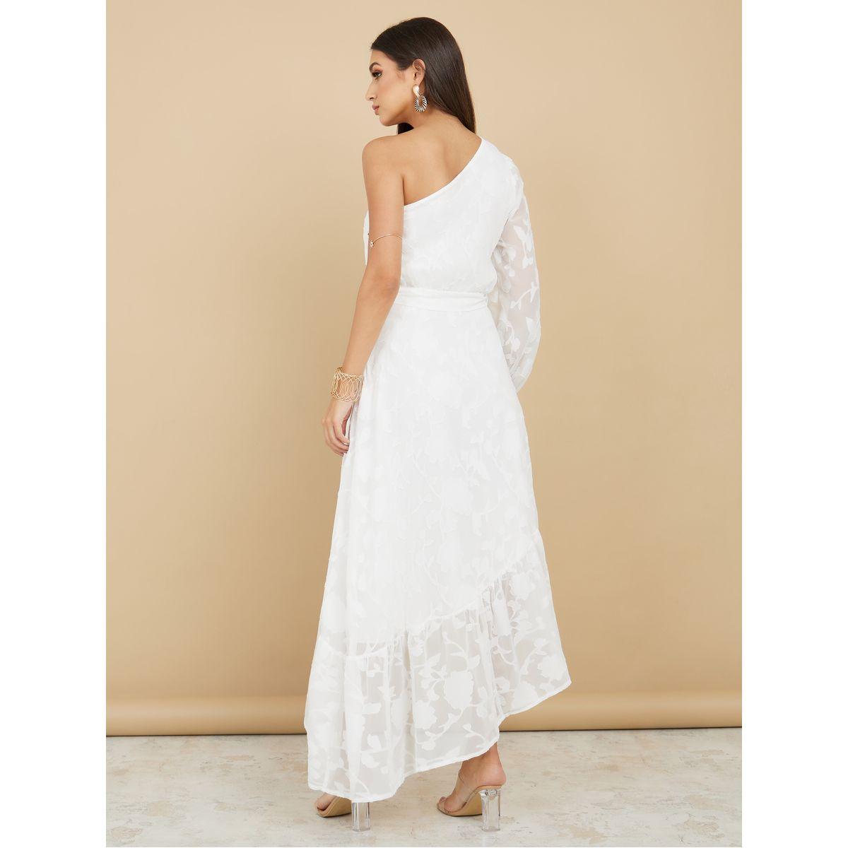 فستان طويل بحافة غير متماثلة الطول-women-clothing-dresses-image-4