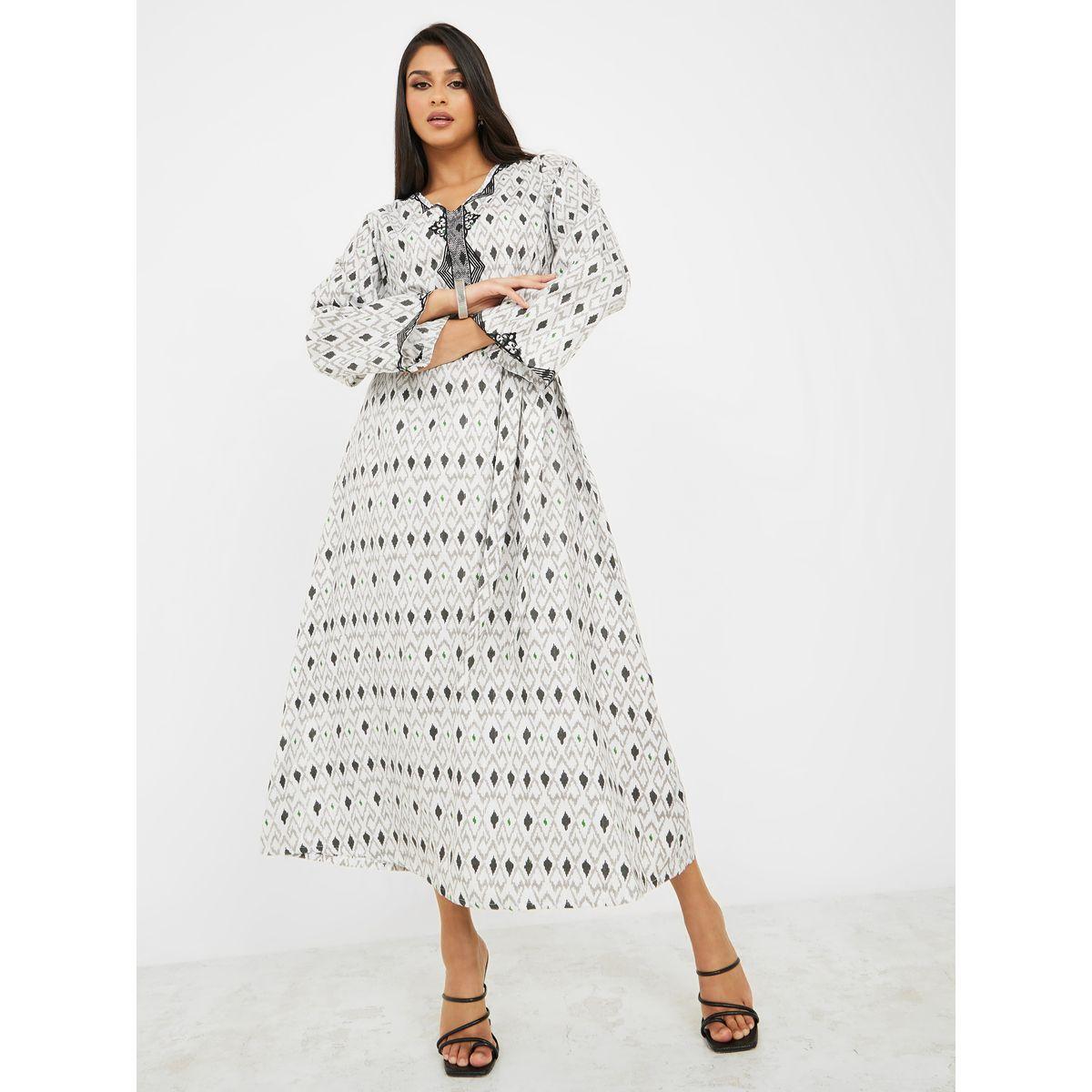 جلابية مطرزة ومطبعة بالكامل-women-arabicclothing-jalabiyas-image-1